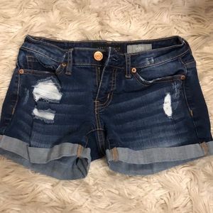 Aeropostale midi jean shorts